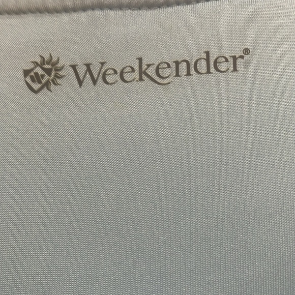 Weekender Rash guard performance athletic top aqua solar short sleeve sky blue S - Picture 5 of 10